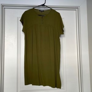 Madewell Green Shift Dress
